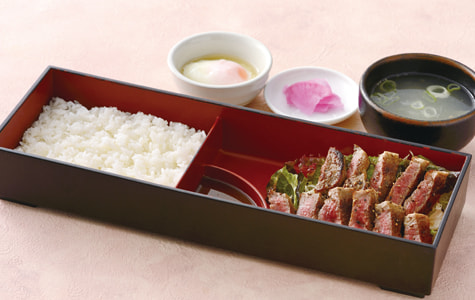 安部え_サーロインステーキ定食