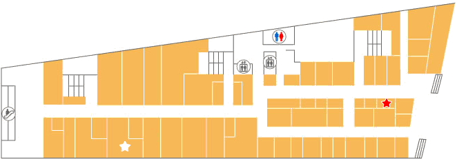 丸髙中華そば1号店 フロアマップ